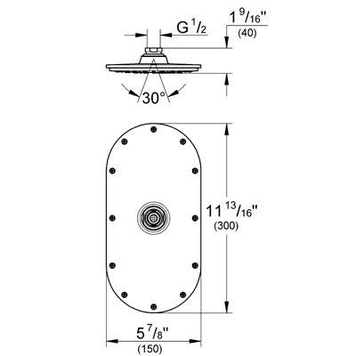 Starlight Chrome Shower Head L507