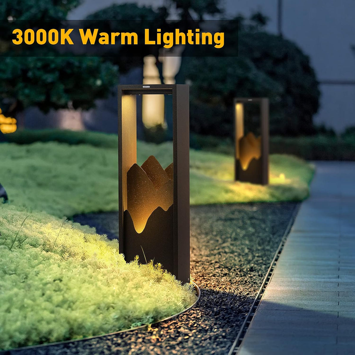 Stainless Steel 26 Inches LED Outdoor Bollard Light W362