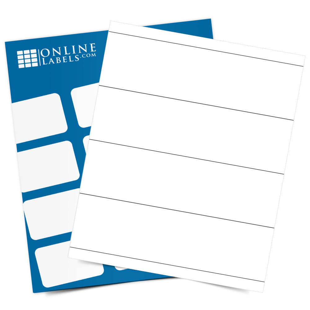 Weatherproof Gloss Inkjet Labels, 100 Sheets Y84640
