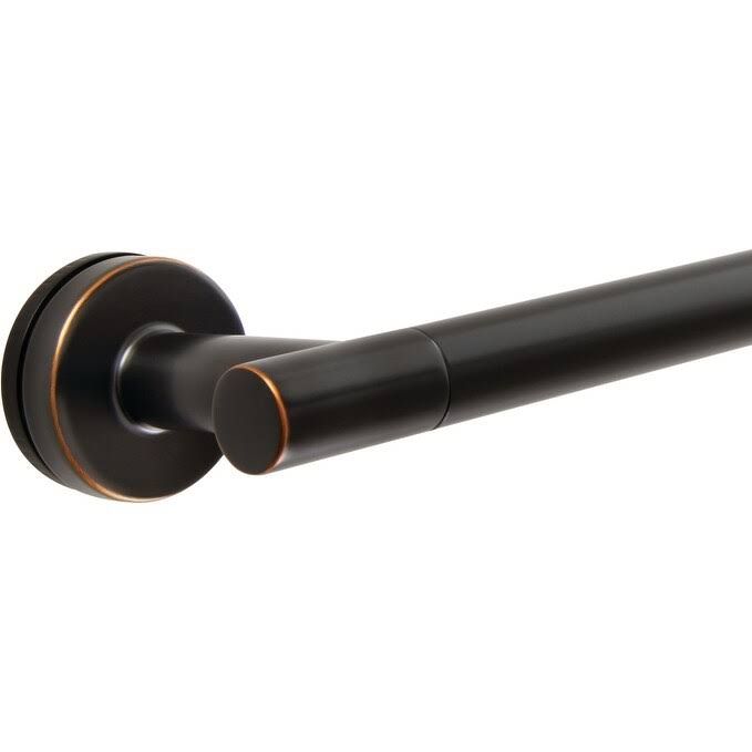 Bronze Sliding Semi Frameless Shower Door O603