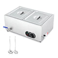 Commercial 2 Pan Bain Marie Food Warmer 1200W 20 Quart Electric Buffet Warmer P338533