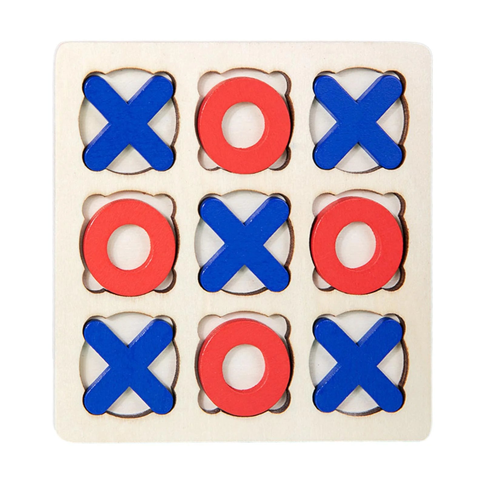 Tic Tac Toe Board Game 14.7x14.7cm Table Toy R7863