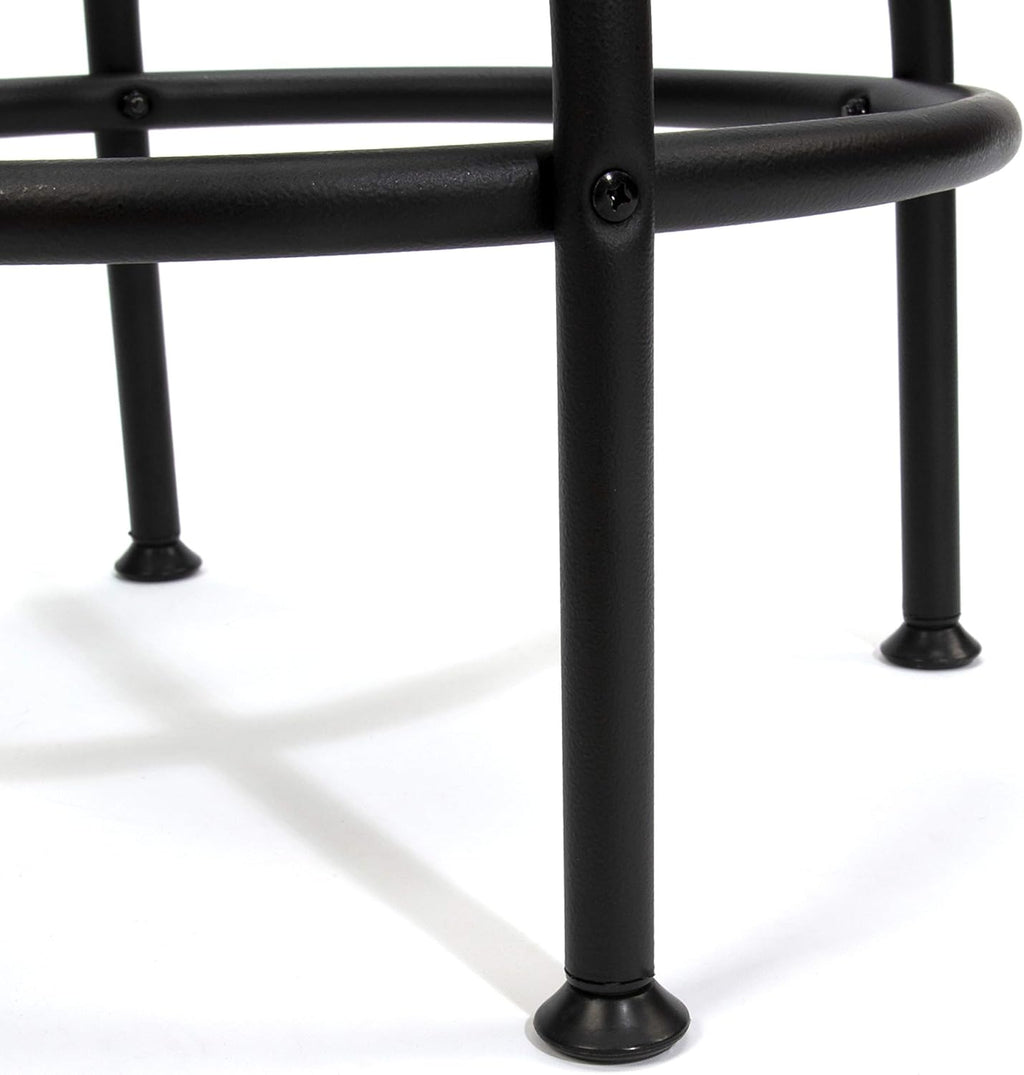 Adjustable Height Work Shop Stool with Padded Vinyl Seat Z9370