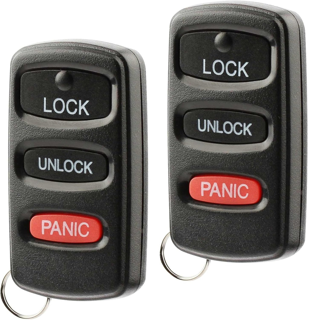 Keyless Entry Remote Car Key Fob Set of 2 I607000