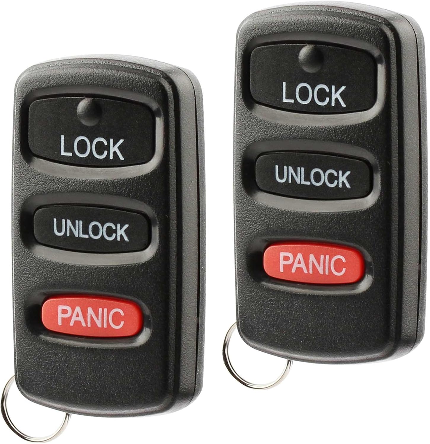 Keyless Entry Remote Car Key Fob Set of 2 I607000
