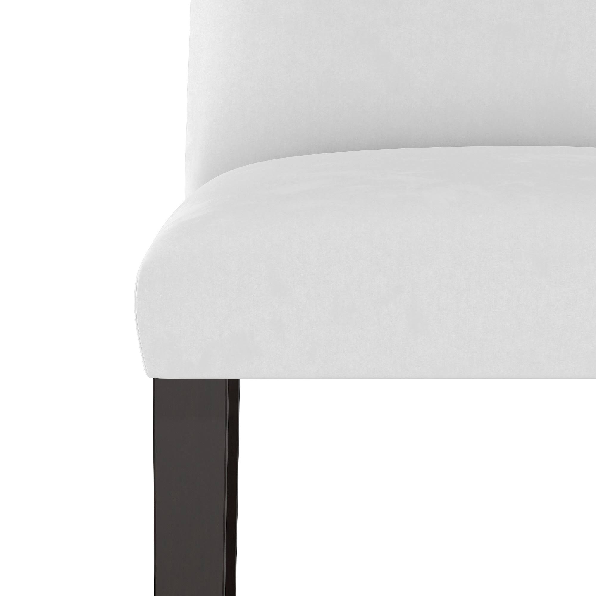 White Velvet Counter Height Barstool H460936