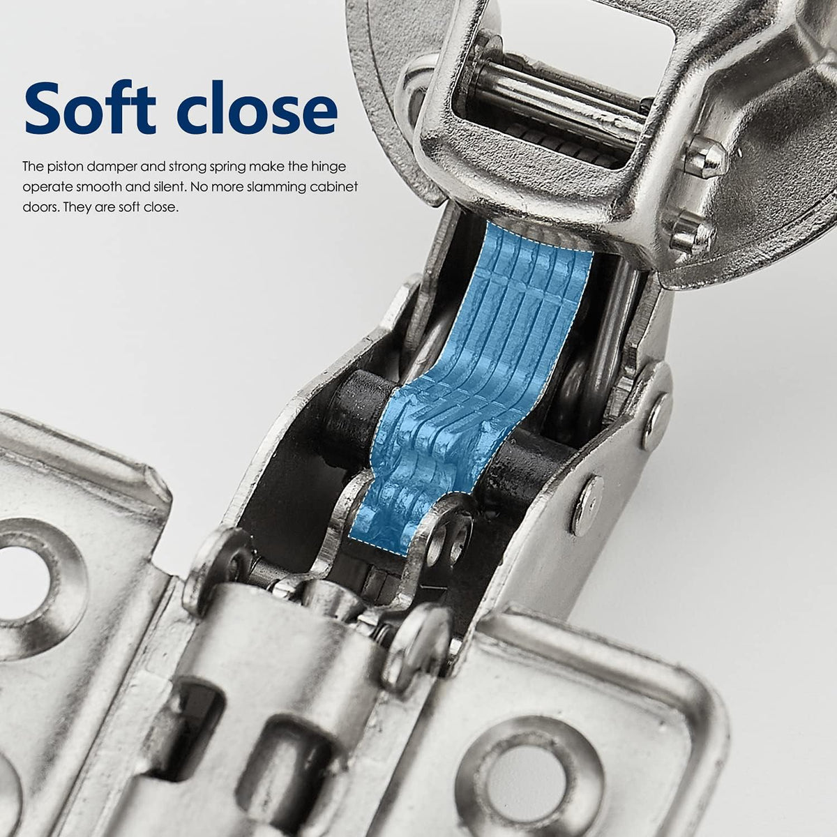 50 Pack 25 Pairs Soft Close Full Overlay Cabinet Door Hinges I728