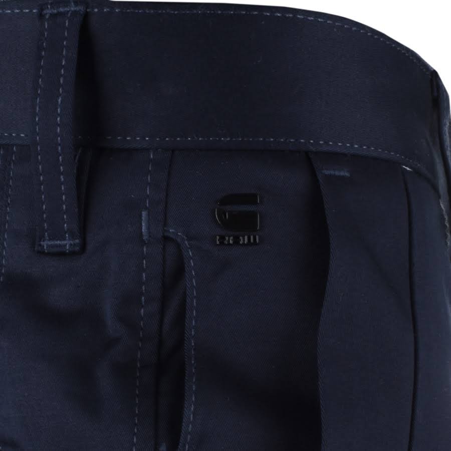 Blue Slim Chinos M9599