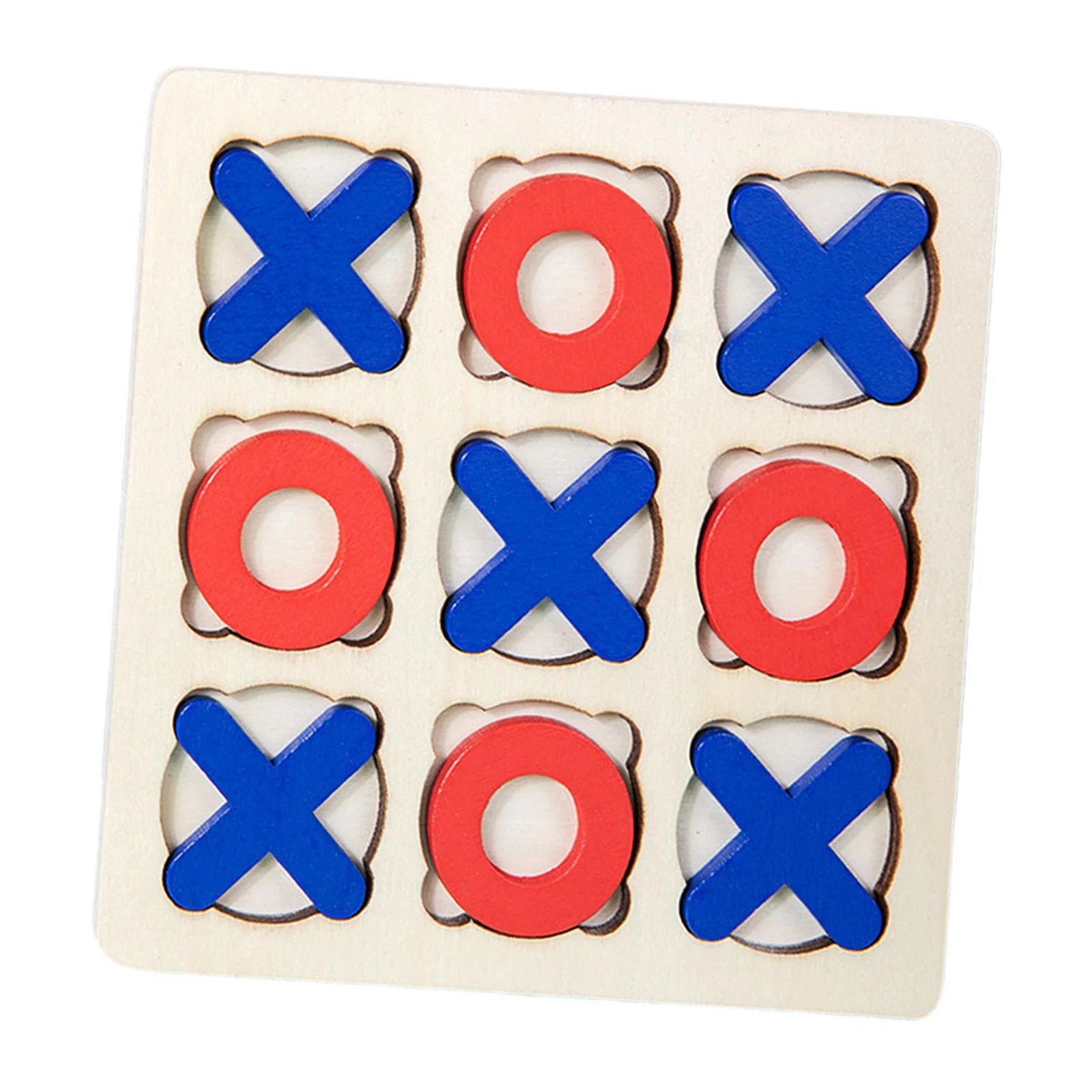 Tic Tac Toe Board Game 14.7x14.7cm Table Toy R7863