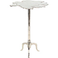 Silver Aluminum Accent Table Y875