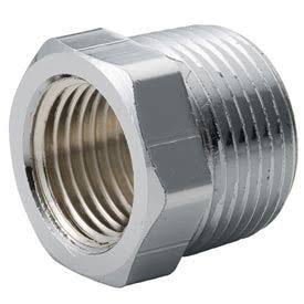 1/2 x 3/8 Hex Bushing NPT Male x Female Brass Pipe Fitting, Pkg Qty 25 A310389