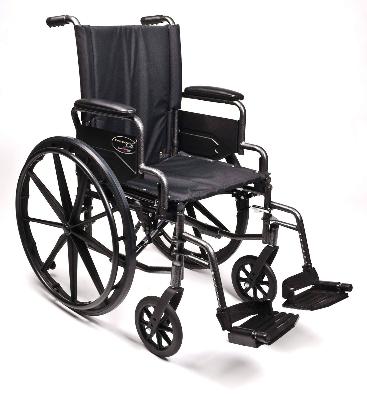 18x22 Wheelchair with Flip Back Desk Arm and Swingaway Footrest P56417