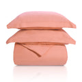 Coral King/Cal King 100% Cotton Duvet Cover Set W1767