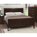 Queen Cappuccino Sleigh Bed V659299