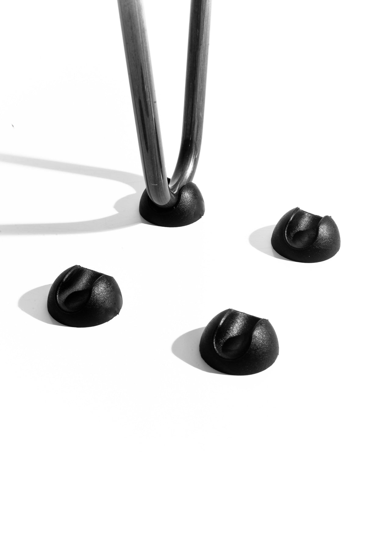 Hairpin Legs Set of 4, Jet Black, 3/8x22 M4597