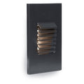 Black LED Step and Wall Light U498