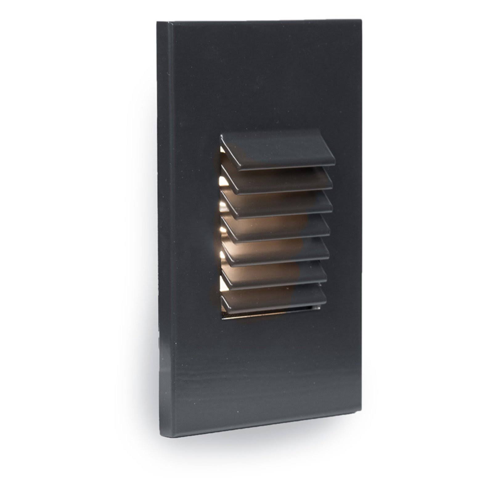 Black LED Step and Wall Light U498