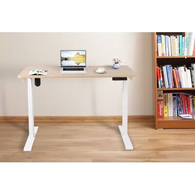 Rustic Brown Electric Standing Desk R875674