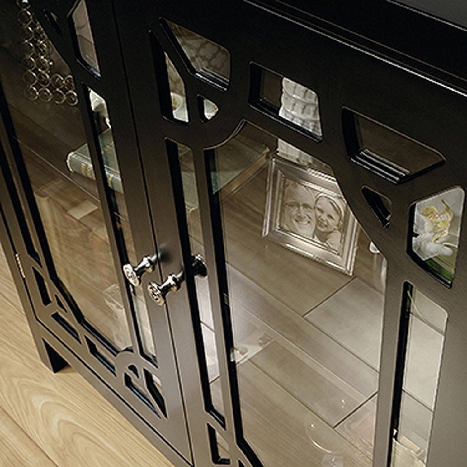 Black Accent Curio Cabinet F94941