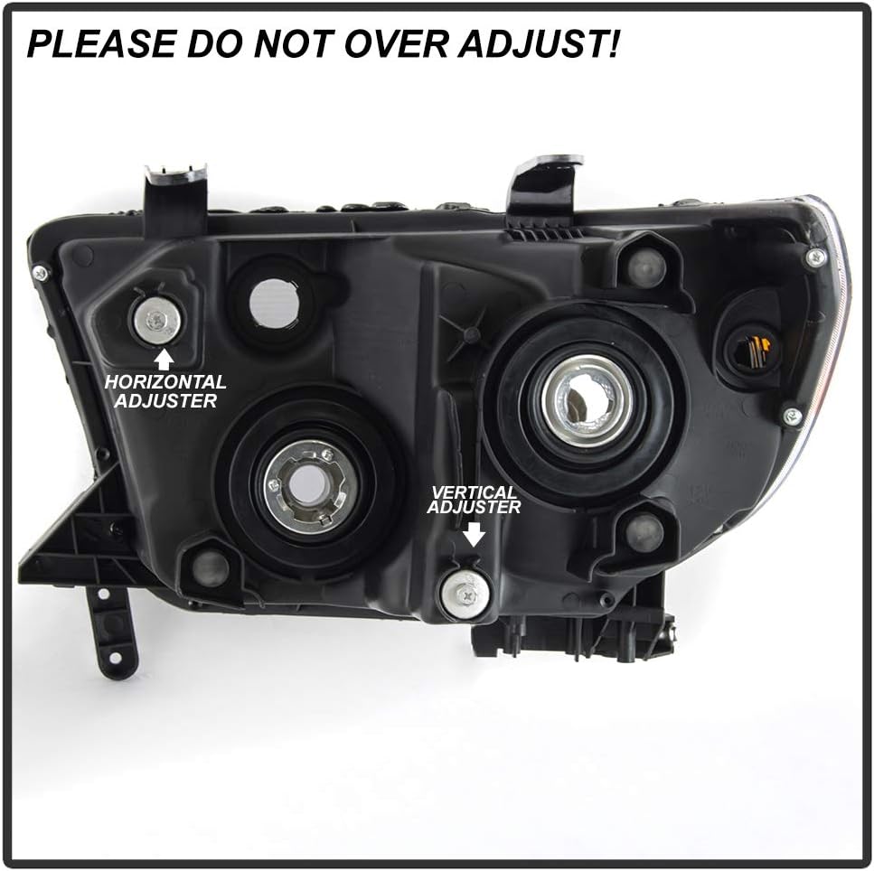 2007-2013 Toyota Tundra 2008-2017 Sequoia Headlight Replacement Front Light V740