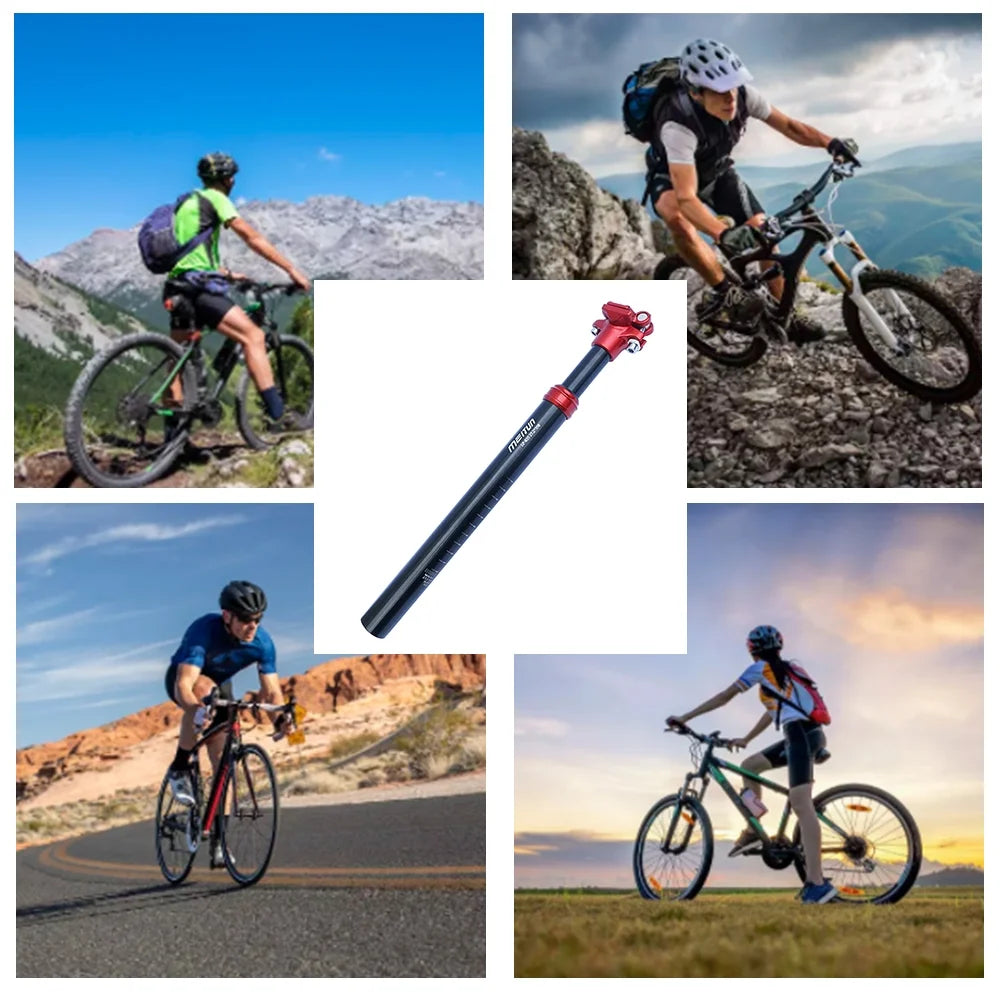 31.6mm Aluminum Alloy Damping MTB Suspension Seatpost N3024