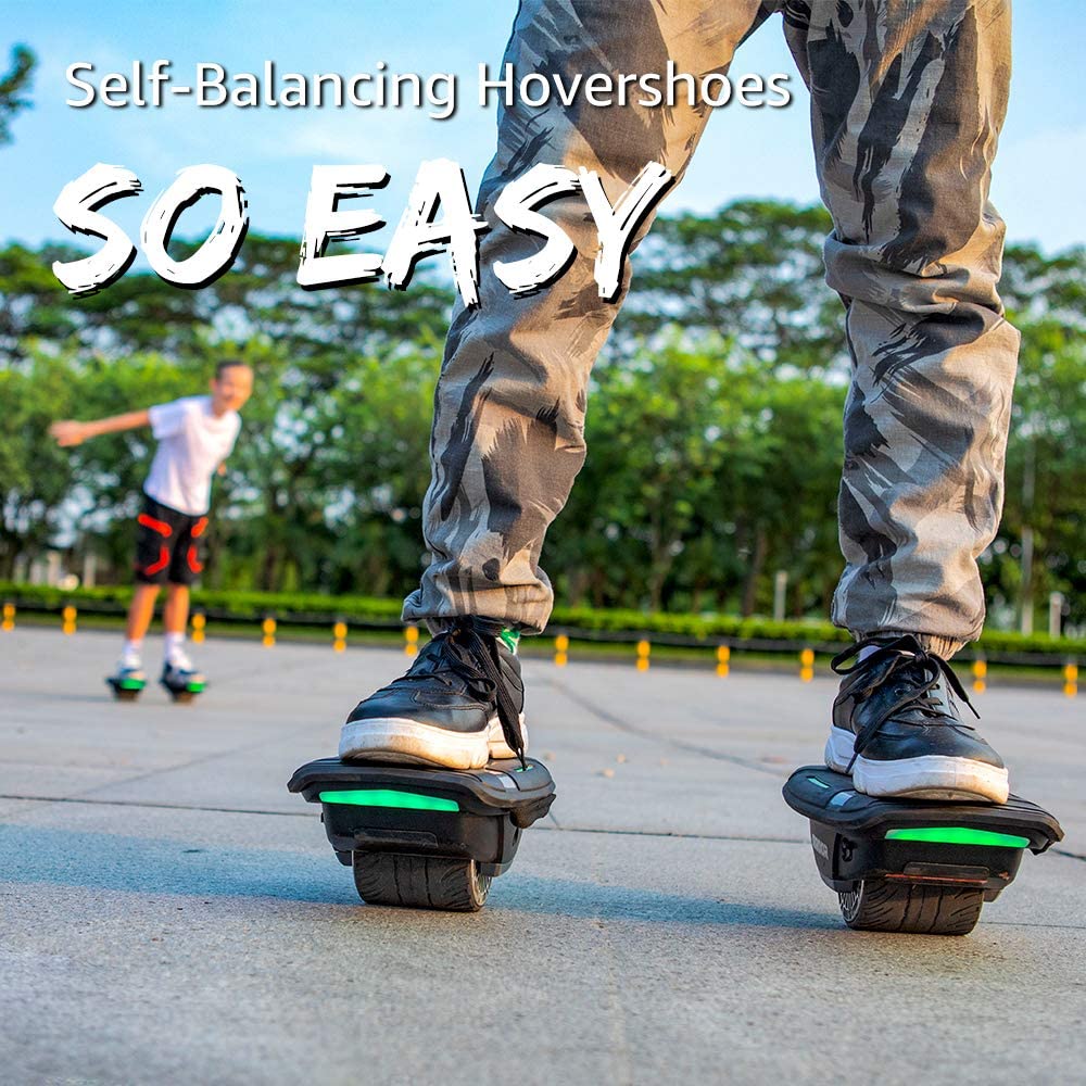 Electric Roller Skate Hoverboard with LED Lights J447871
