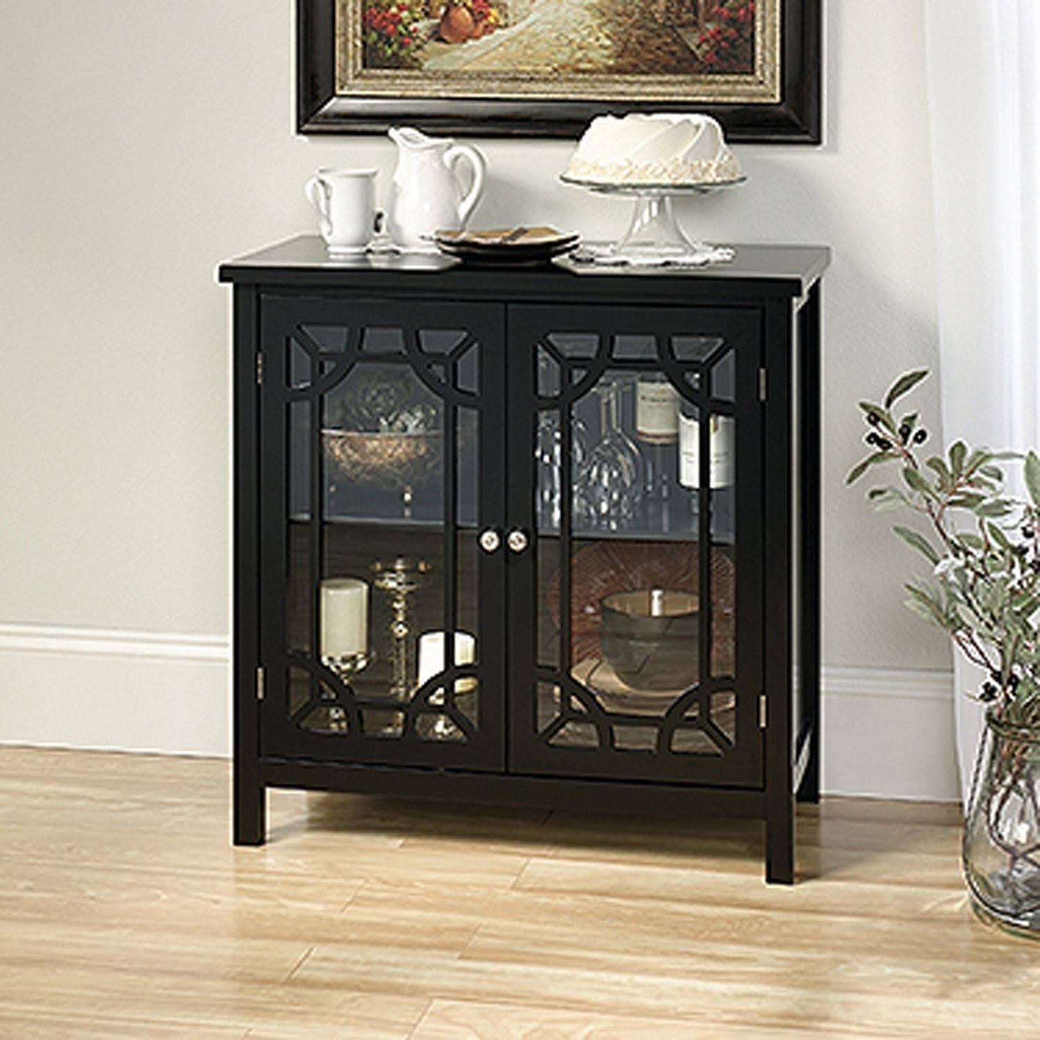 Black Accent Curio Cabinet F94941