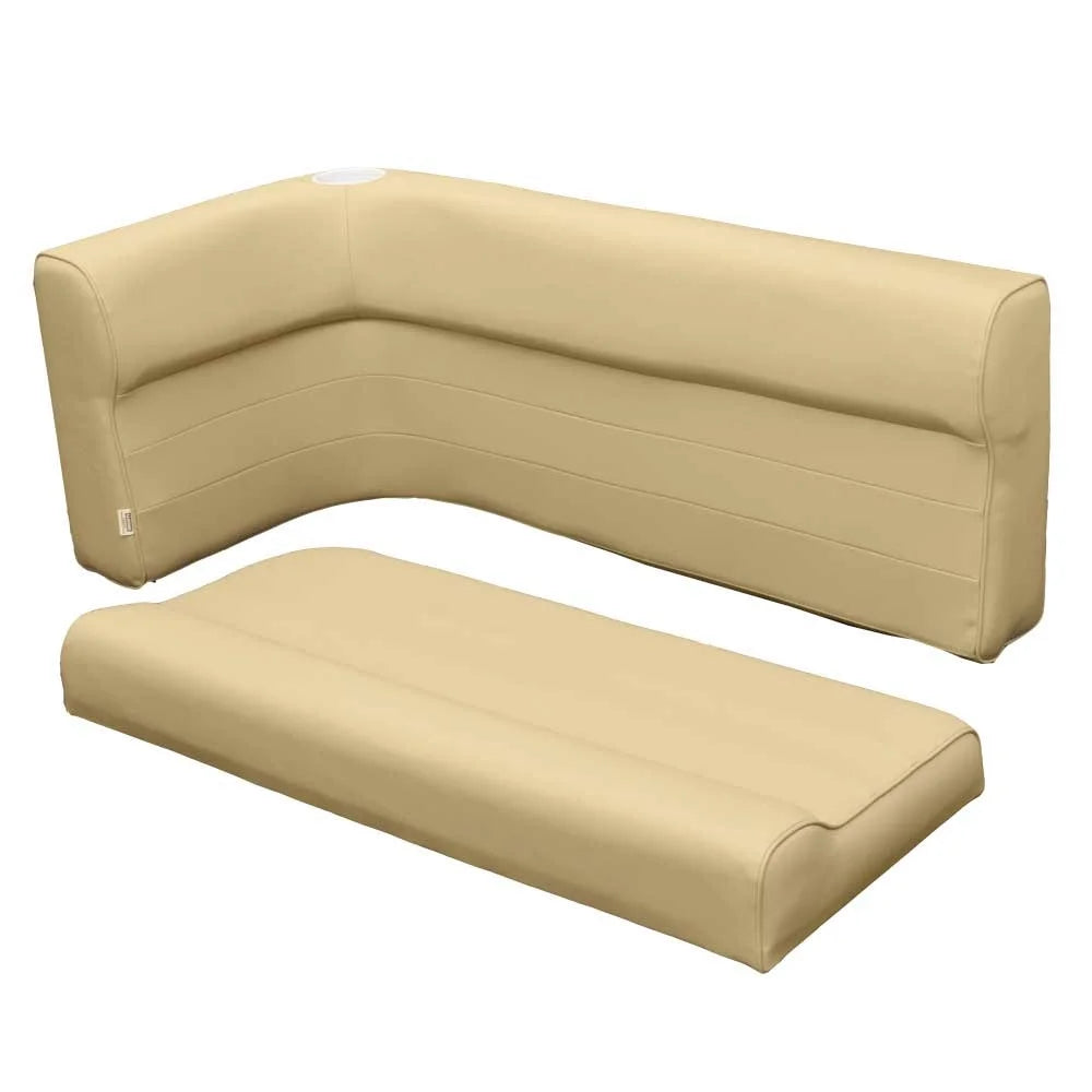 Beige Pontoon Boat Corner Couch Bench Seat L927