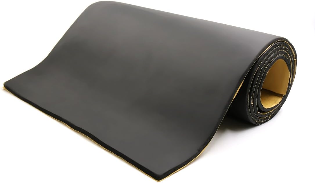 315mil 8mm 21.53sqft Sound Insulation Deadener Mat 79 x 40 Pack of 2 V4617