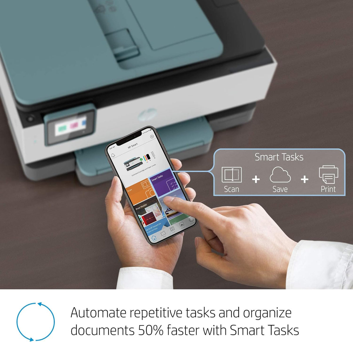 HP OfficeJet Pro 80 28 All-in-One Wireless Color Inkjet Printer, Blue X12325