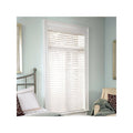 White 36.5X72 Cordless Faux Wood Blind V428709