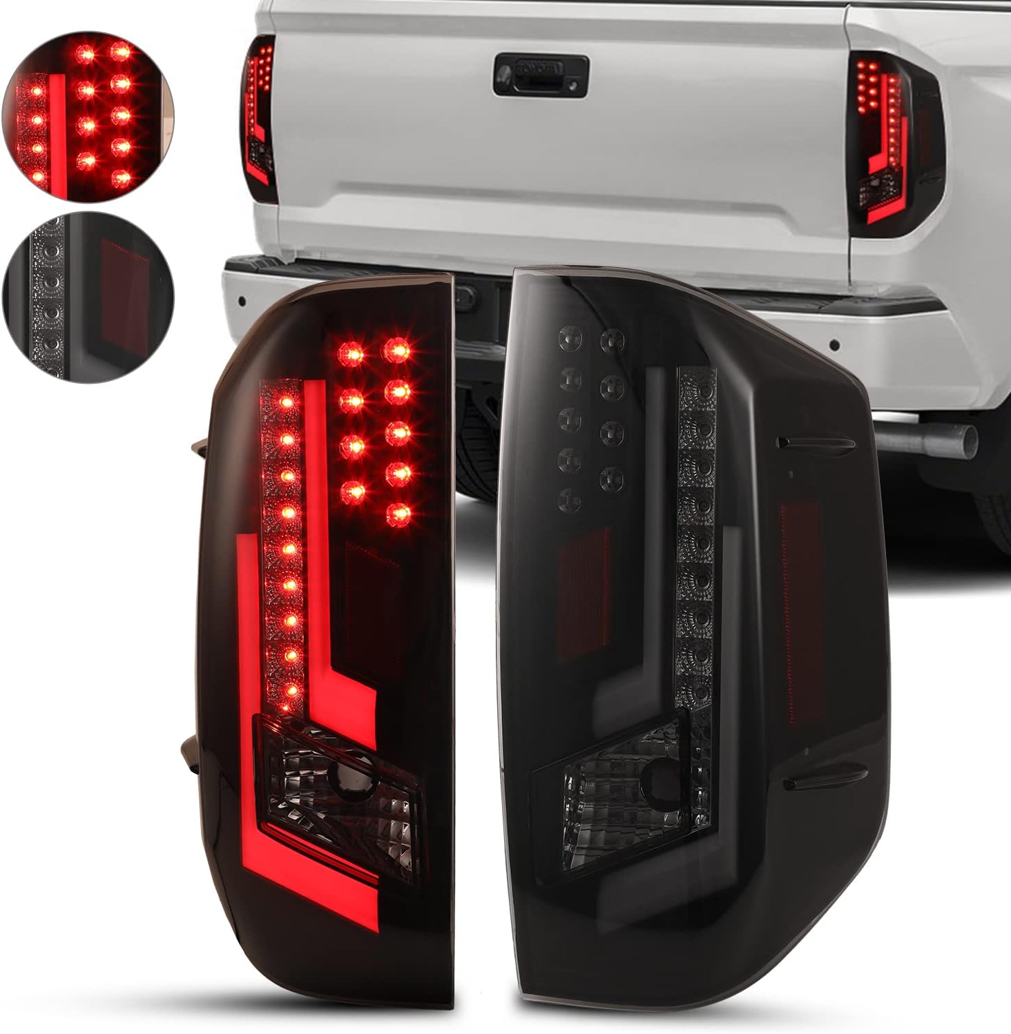 Glossy Black LED Taillight Assembly L3465