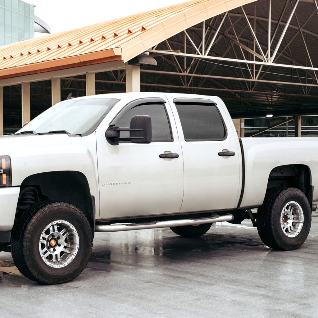 Rain Guards for 2007-2013 Chevrolet Silverado/GMC Sierra 1500 Crew Cab, 4pcs B519