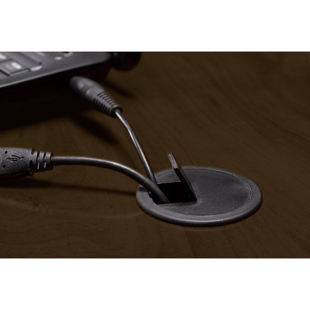 Mocha Cherry Desk Shell with Return U847513