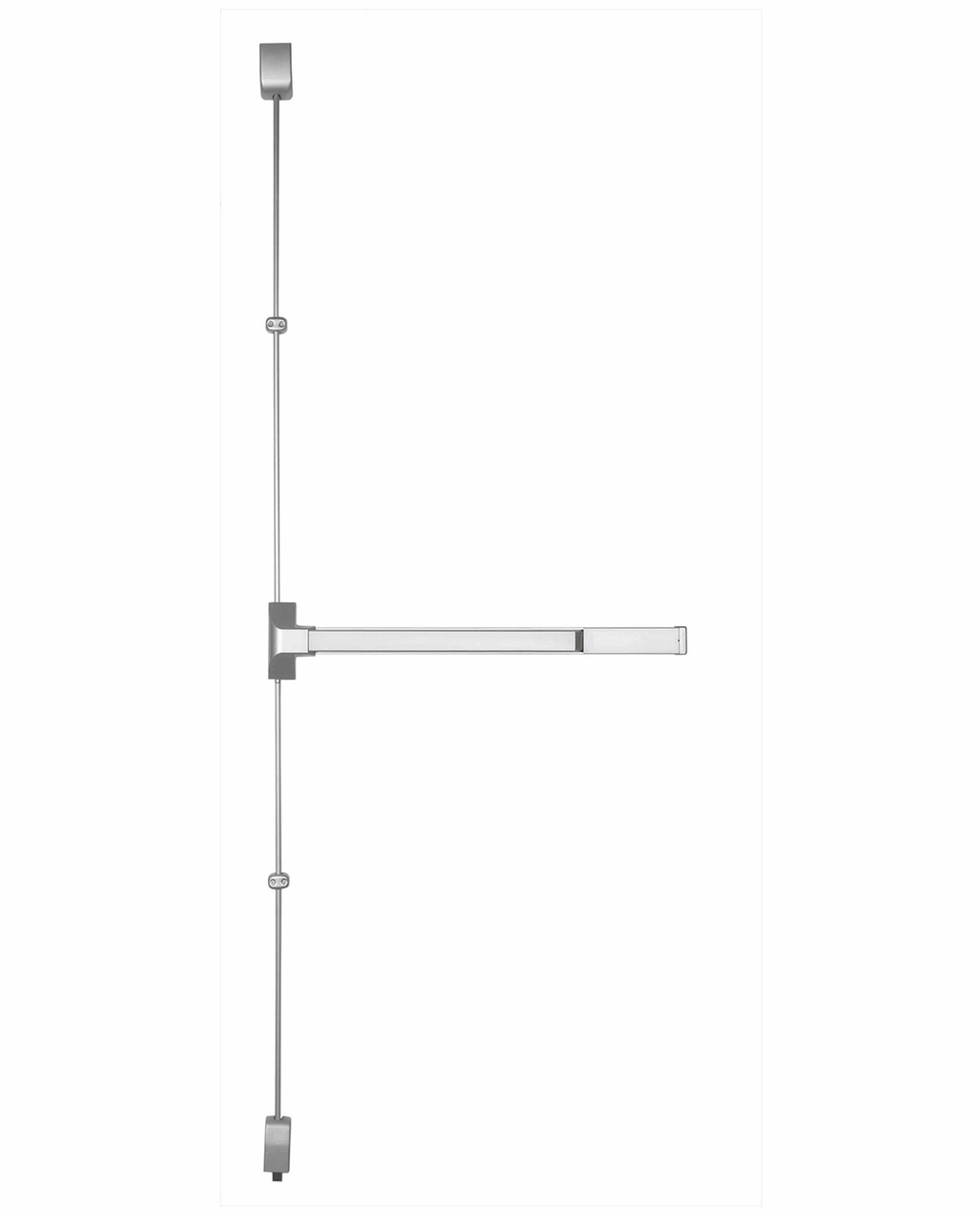 Vertical Rod Exit Device 36 inch Silver Finish X66342