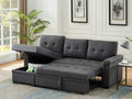 84” Reversible Sectional Sleeper Sofa Couch E370