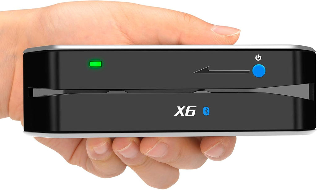 X6 Bluetooth Card Reader Writer USB 3 Tracks Swipe Encoder J900