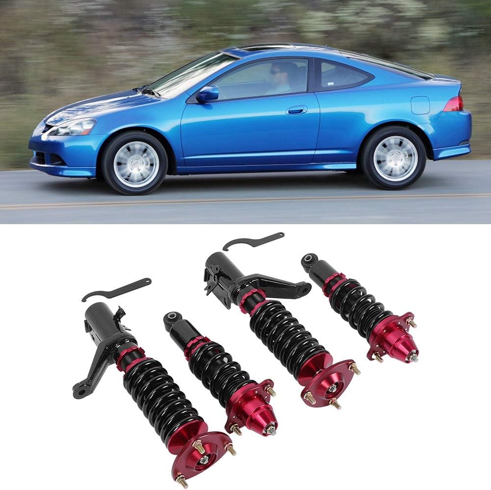 2 Front + 2 Rear Metal Damper Strut Coilover Suspension Kit S60818