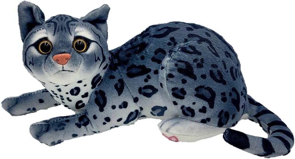 Grey-Spotted Cat Plush Toy V74852