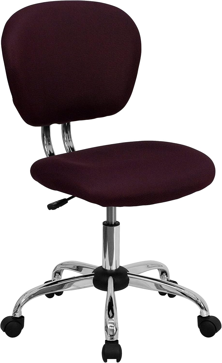 Purple Mid-Back Mesh Padded Swivel Task Office Chair D98712