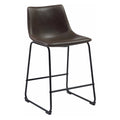 Transitional Contoured Counter Height Stool - Set of 2 L962164