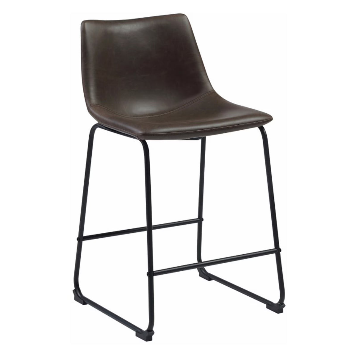 Transitional Contoured Counter Height Stool - Set of 2 L962164