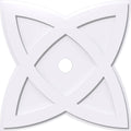 28 inchod x 3 inchid x 10 1/2 inchc x 1 inchp PVC Ceiling Medallion L5504