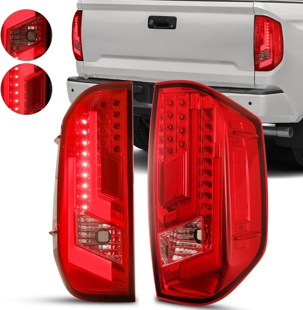 Glossy Black LED Taillight Assembly L3465