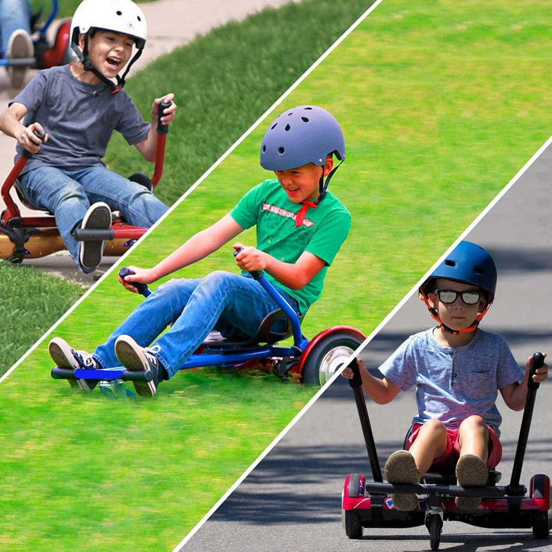 Hoverboard Go Kart Seat Attachment for 6.5"-10" Self Balancing Scooter Y545385