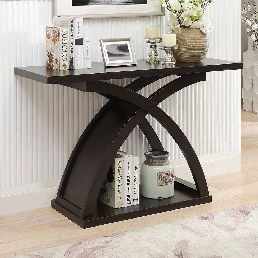 Espresso Wood Sofa Table B931859