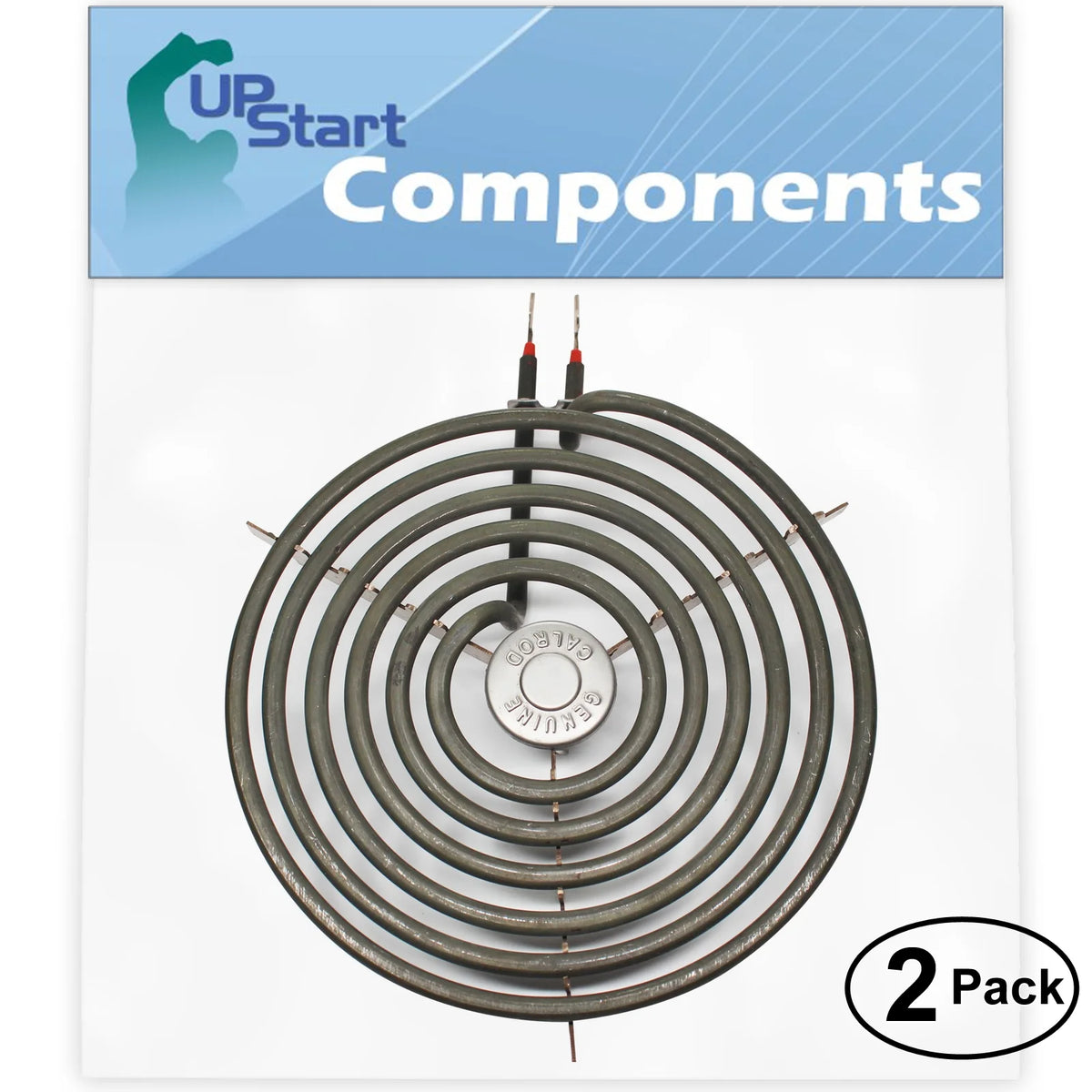 2-Pack 8 inch 6 Turns Surface Burner Element for Range, Stove & Cooktop F819206