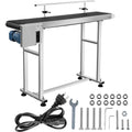 59 x 7.8 inch Stainless Steel Motorized Belt Conveyor U9769