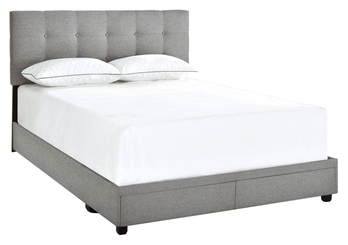 Queen Storage Bed Gray U809