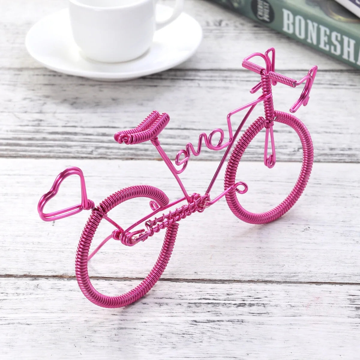 Metal Crafts Figurine Ornaments (Pink) C3921